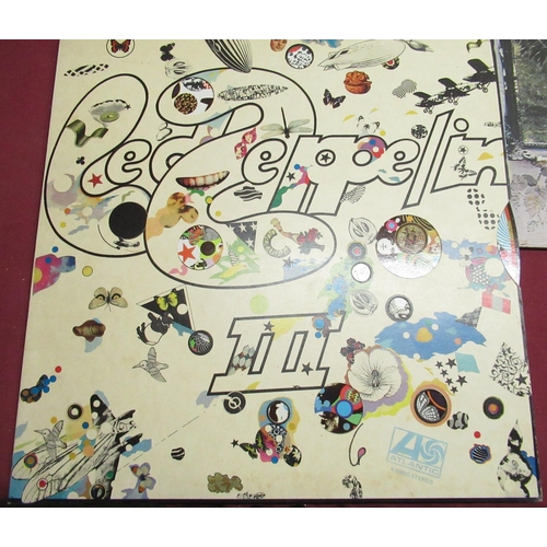 122 - Selection of six Led Zeppelin albums - Led Zeppelin, Led Zeppelin II, Led Zeppelin III, Houses Of Th... 