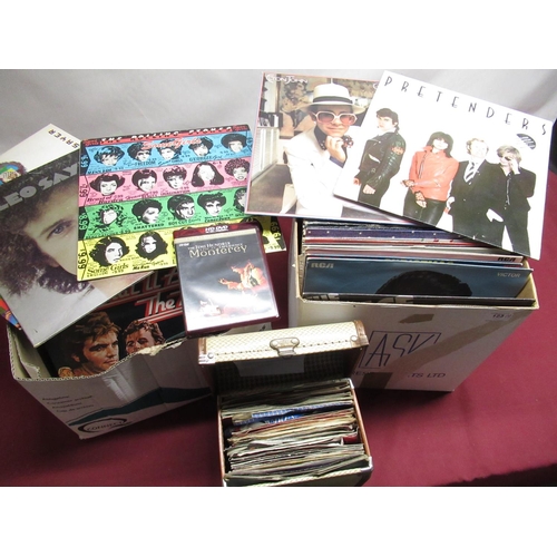 123 - Various LP records including The Pretenders, Elton John's Greatest Hits, Don Mclean, The Jackson Fiv... 