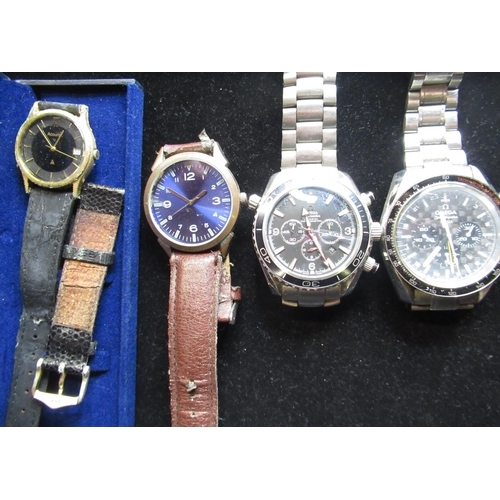 79 - Two automatic fashion watches and other quartz and mechanical wristwatches