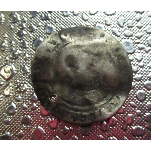 258 - Edward 1st silver 1d Bristol, Elizabeth 1st silver coin (A/F) and two hammered coins, probably Roman... 