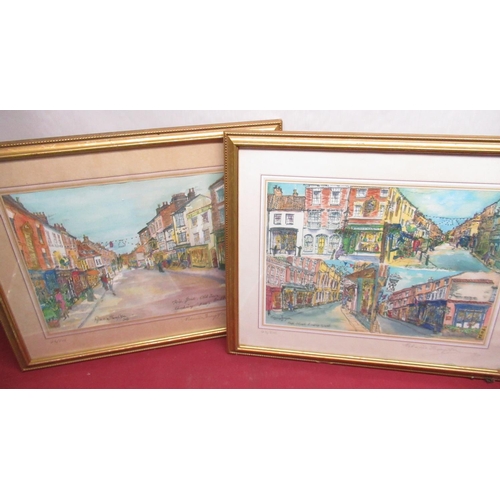 162 - Patricia Thomson pair of signed ltd. ed. prints 