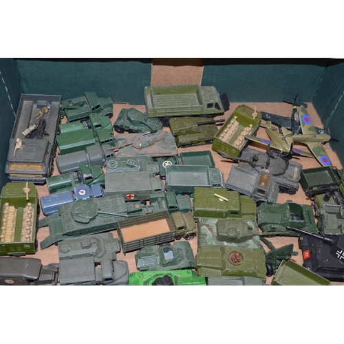 646 - Collection of small scale diecast military vehicles by Lesney, Dinky etc.