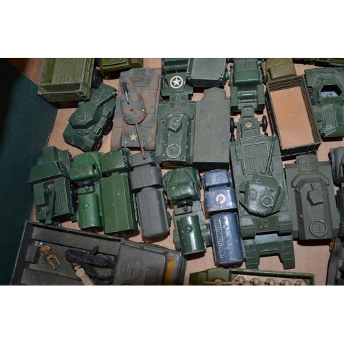 646 - Collection of small scale diecast military vehicles by Lesney, Dinky etc.