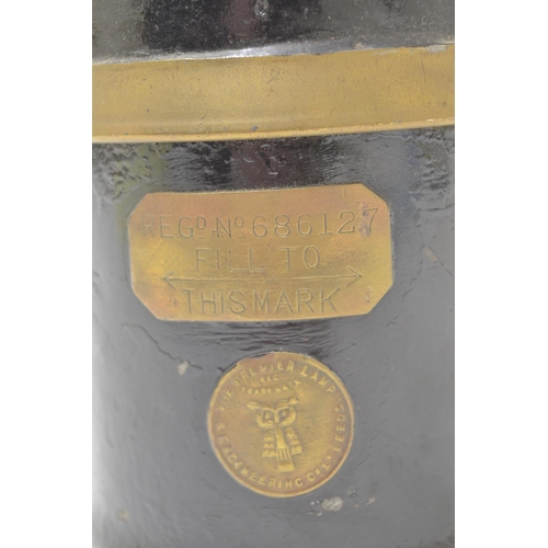 587 - Vintage LNER railway carbide lamp by The Premiere Lamp Engineering Co. of Leeds