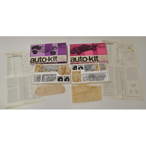 677 - 6 model car kits, 1/20 KSN Midori 1907 Itala Pechino Parigi unstarted, 2x 1/24 metal AutoKit models,... 