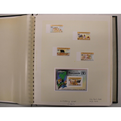 816 - Album of late C20th Tanzania stamps, mostly mint, mixture of hinged, mounted and unmounted (approx. ... 