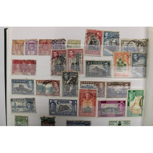 817 - Good All World and commonwealth stamp album, mostly late C20th but with good QV to KGV Australian, C... 