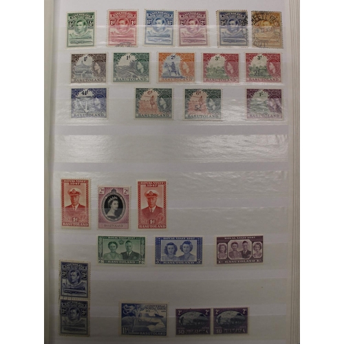 819 - Commonwealth stamp album, many countries represented mainly KGVI onwards, unmounted mint & used, app... 