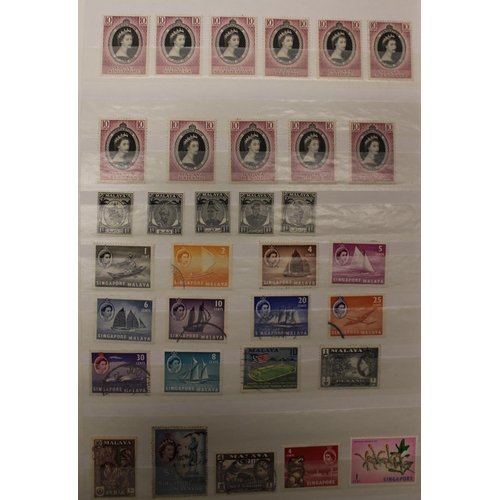819 - Commonwealth stamp album, many countries represented mainly KGVI onwards, unmounted mint & used, app... 