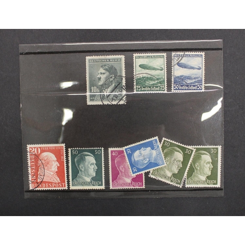 825 - German Third Reich stamp album, unmounted mint & used, all 1930s through WW2 with a few slightly lat... 