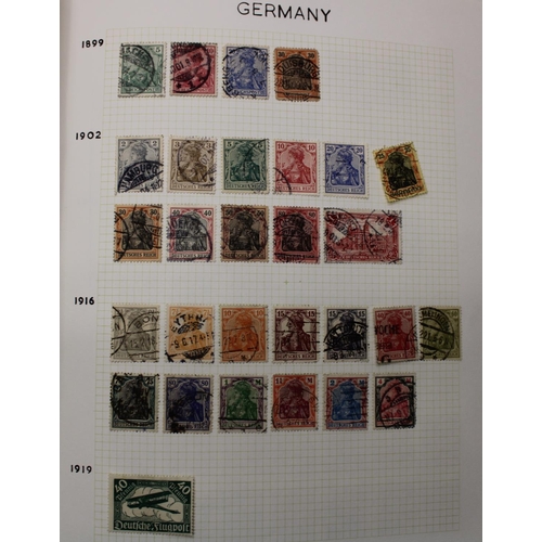 826 - Three albums of mixed German stamps, early German states late C19th to modern, including some occupa... 