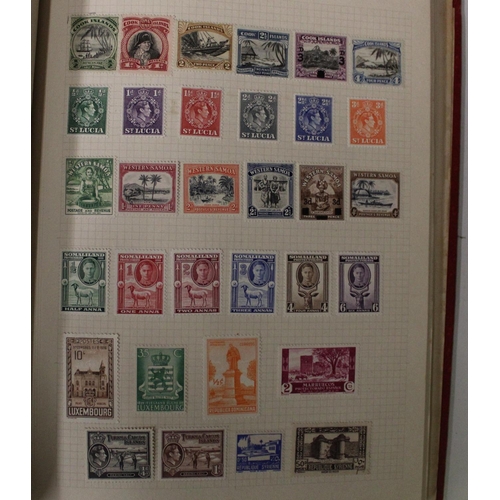 830 - Strand Stamp album & Black loose leaf album with a good selection of mainly GB & commonwealth stamps... 
