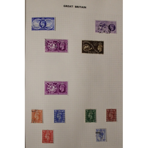 831 - Two loose leaf albums of GB & Commonwealth stamps mainly pre-ERII, some good interesting material mi... 