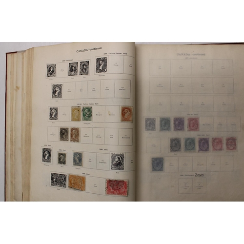832 - New Ideal Stamp Album 1840-1936 (GB & Commonwealth) some good entries, also two stock books and two ... 