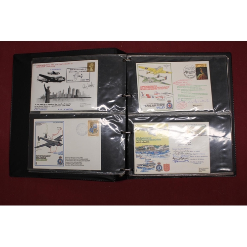 849 - Collection c1970s to 1980s FDCs, mainly aviation and RAF related and the majority signed by pilots o... 