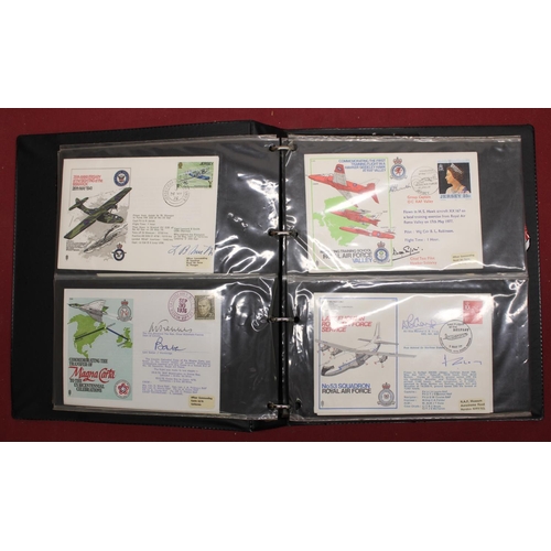 849 - Collection c1970s to 1980s FDCs, mainly aviation and RAF related and the majority signed by pilots o... 