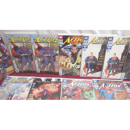 784 - DC The New 52! Superman Action Comics issue no. 0,1(x2 on with alternative cover art),2(x2)3-11,12(x... 