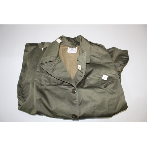 126 - Military shirts of various styles, cottons and colours (6)