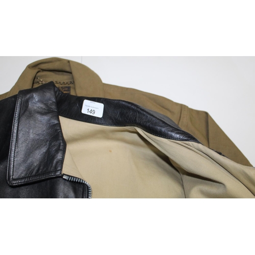 149 - Luftwaffe pilots jacket with zip breast pockets and two flat pockets, inside map pocket, epaulet but... 