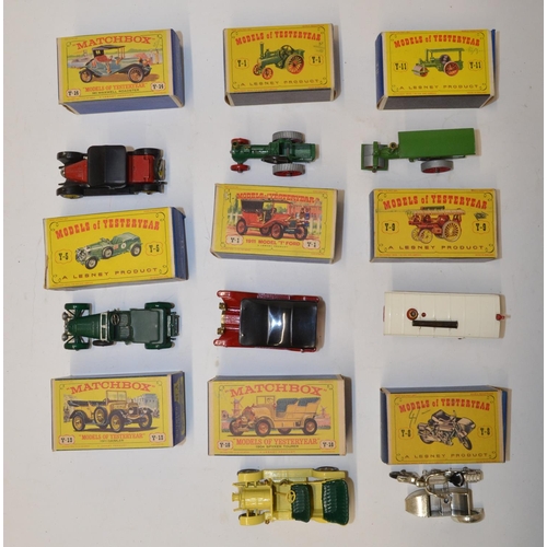 691 - Eight vintage boxed Matchbox and Lesney models of Yesteryear, 1966 Matchbox Collector's Guide, 1904 ... 