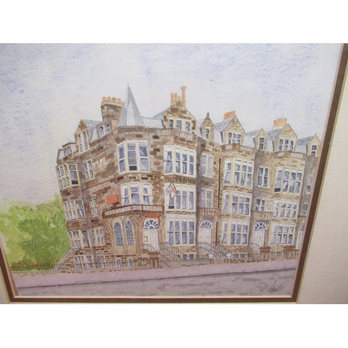 50 - D. Smith (British, C20th); 'The Premier Hotel, 2003, Scarborough', watercolour, 25.5cm x 28cm, and a... 