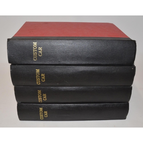 579a - Four binders containing vintage custom car magazines from the 1970's