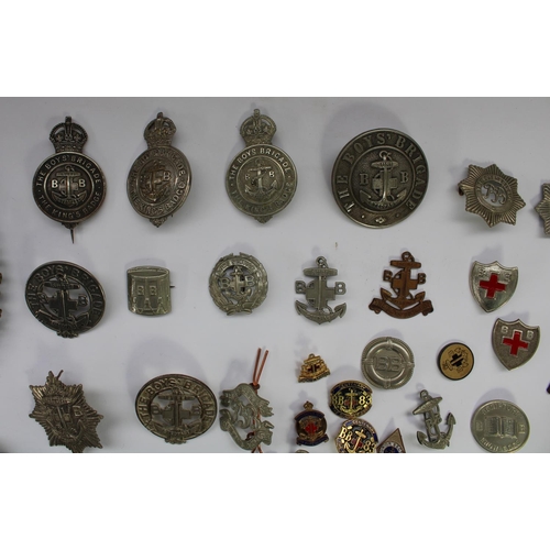 37 - Selection of Boys Brigade badges and pins, along with a few Life Boys Brigade and Church Lads Brigad... 
