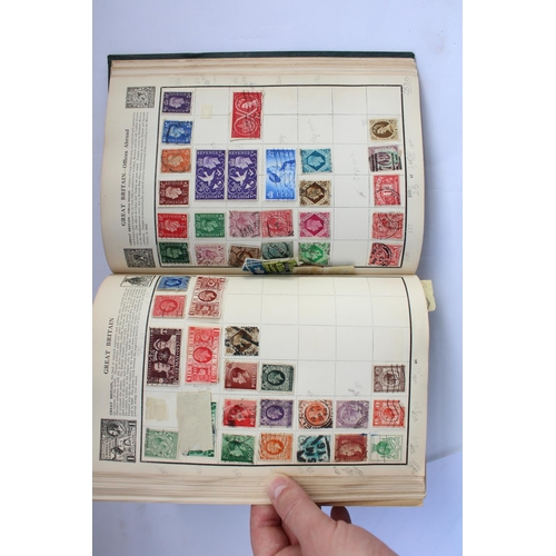 840A - Wanderer All World stamp album, mounted and used defins,  mostly Edw.VII to Geo.V period