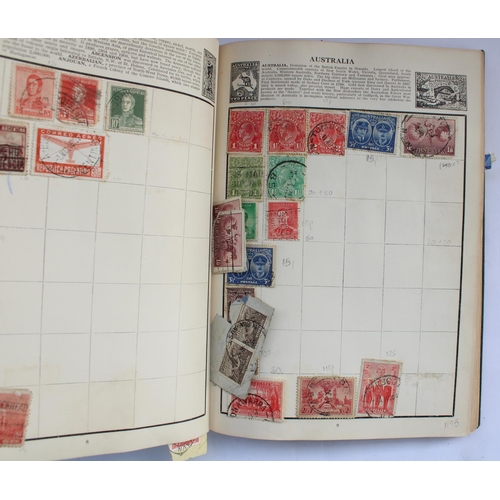 840A - Wanderer All World stamp album, mounted and used defins,  mostly Edw.VII to Geo.V period