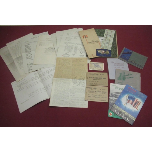 287 - Ephemera relating to 1st Lt. Louise A Hohener of the 86th Evacuation Hospital stationed in Australia... 