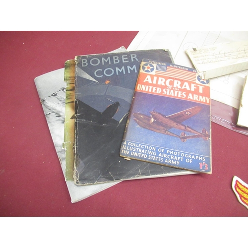 288 - Ephemera relating to US Air Force including a letter fo F/O Rufus C.Kauffman 4th Flight Group on an ... 