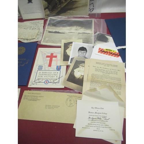 289 - Ephemera relating to US Military inc. My Service Record for Pvt. Frank Everett Steele of the Medical... 