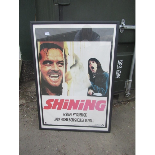 785H - Framed poster of The Shinning- Stanley Kubrick movie