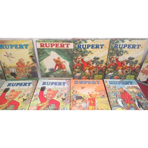 787 - Rupert the Bear annuals 1968,69,70,71,72, 73(x2),74, 75(x3), 76(x5),77,78 and 79(x3),Dandy annual 19... 