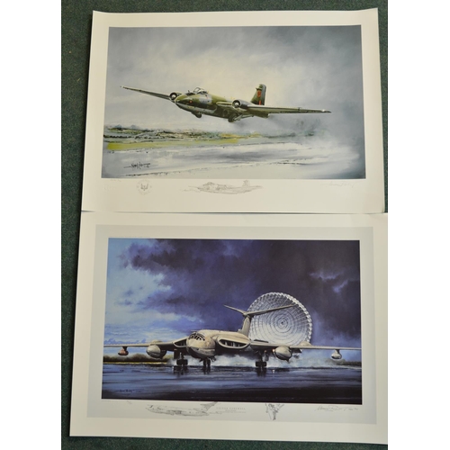 499 - 2 unframed Micheal Rondot prints:

