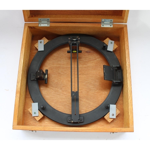 432 - c1970s Tokyo Keiki Gyro Compass Azimuth Circle in original case