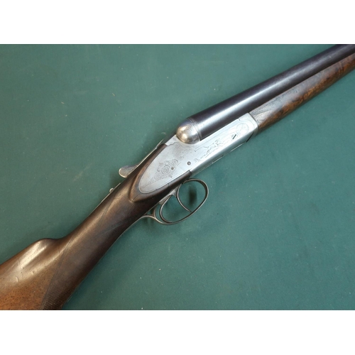 417 - Registered Firearms Dealer only - Deactivated Belgian 12 bore side by side side-lock shotgun with 30... 