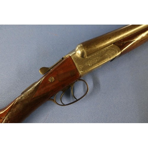 418 - Registered Firearms Dealer Only - Deactivated 12 bore Charles Osborne side-by-side shotgun with 30 i... 