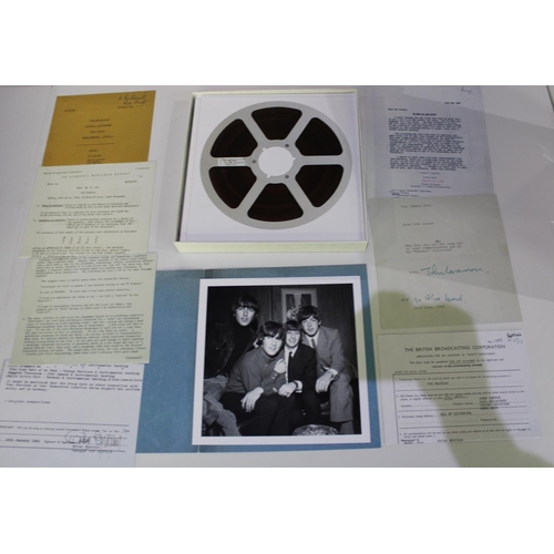 392 - Boxed copy of the Beatles BBC archives 1962-1970 with associated ephemera