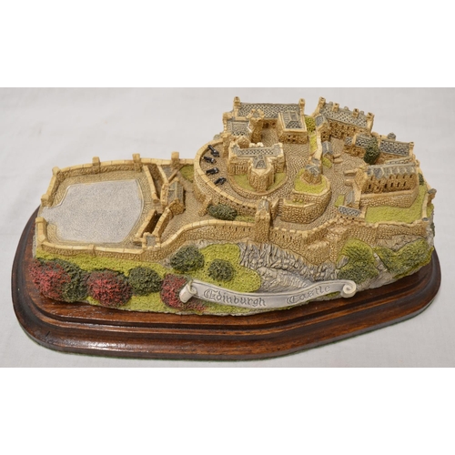 531 - Model of  Edinburgh castle by Fraser Creations with COA L24.5cm