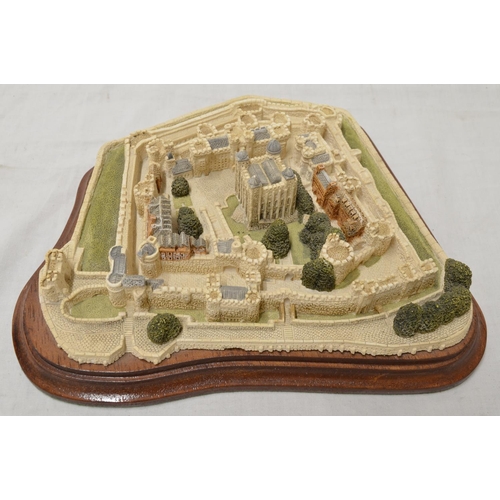 533 - Fraser Creations model sculpture of the Tower of London, with COA, with box, no internal packaging.