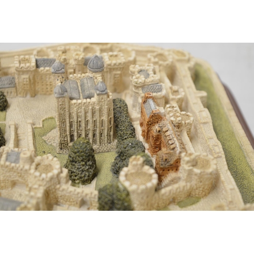 533 - Fraser Creations model sculpture of the Tower of London, with COA, with box, no internal packaging.