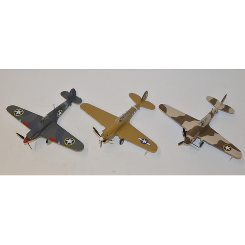 619 - 3x Franklin Mint 1/48 Die-cast model aircraft.
BIIB621 98222 P-40 Warhawk, 12 Fighter Group USAAF.
B... 