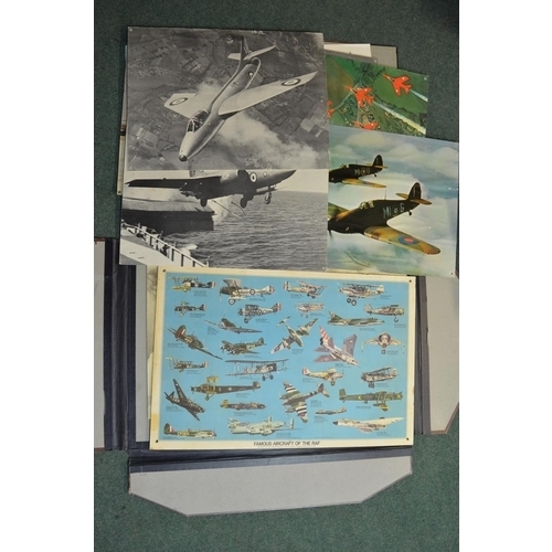 503 - A1 size folio wallet containing aircraft posters and two prints of Tornado F3 aircraft No. 29 & 111 ... 