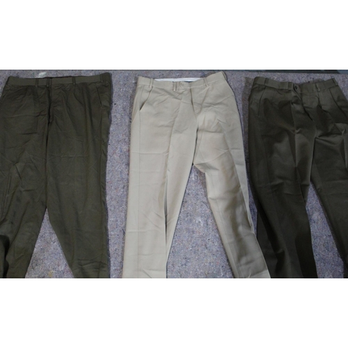 320 - Ten dress trousers including period chinos, shooting breeks, etc