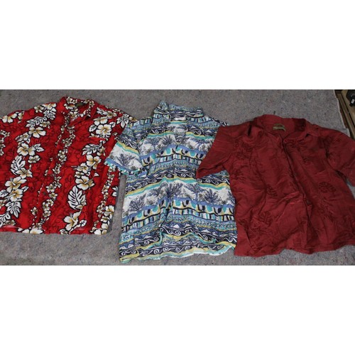 321 - Seven shirts of various styles and makers, including two Hawaiian shirts, one made in Hawaii (7)