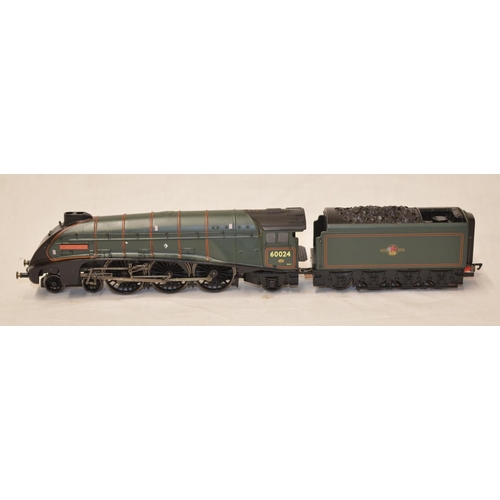 596B - Boxed Hornby Class A4 60024 Kingfisher electric train model locomotive, lacking instructions; good u... 