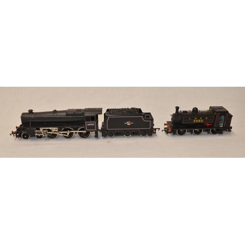 596D - Two boxed Hornby OO gauge scale model trains, Silver Seal locomotive, tender drive with smooth runni... 