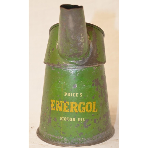 561 - Vintage oil can by Price's Energol Motor Oil, H17cm