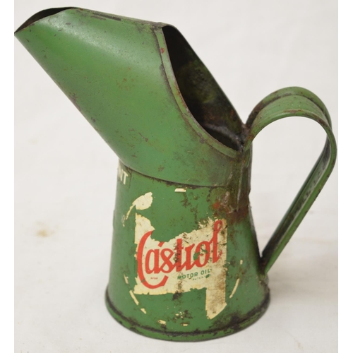 566 - Small vintage Castrol motor oil can, H12cm